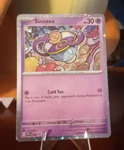Sinistea SVP 062 Black Star Promo Cosmos Holo Paradox Rift Blister Pokemon NM #0 - Image 2
