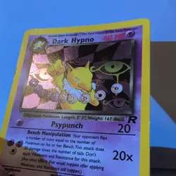 Dark Hypno Team Rocket Rare Holo 9/82 Pokemon TCG WOTC - Image 5
