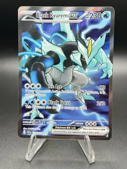 Pokemon TCG Black Kyurem EX 218/191 Full Art Ultra Rare Holo Surging Sparks - Image 1