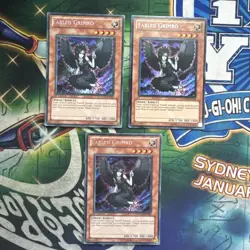 Yugioh! Fabled Grimro HA02-EN032 Secret Rare x3 Playset 1st Ed/Unlimited LP/NM - Image 1