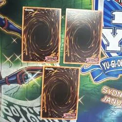 Yugioh! Fabled Grimro HA02-EN032 Secret Rare x3 Playset 1st Ed/Unlimited LP/NM - Image 2