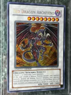 Yugioh Red Dragon Archfiend CT05-EN002 Limited Edition Secret Rare NM-LP - Image 4