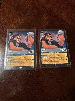 Scar - Finally King 175/204 Fabled Legendary Disney Lorcana EN9 (2cards) - Image 1