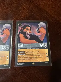 Scar - Finally King 175/204 Fabled Legendary Disney Lorcana EN9 (2cards) - Image 2