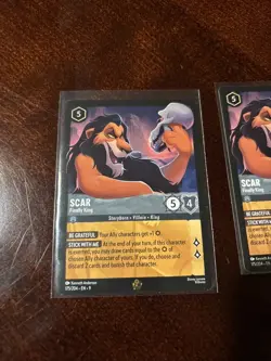 Scar - Finally King 175/204 Fabled Legendary Disney Lorcana EN9 (2cards) - Image 3
