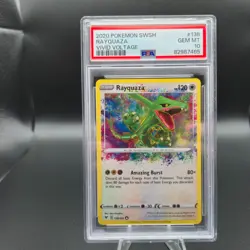 Rayquaza #138 Pokemon Card - 2020 Pokemon Sword & Shield Vivid Voltage - PSA 10 - Image 1
