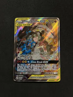 Pokemon Reshiram & Zekrom GX TAG TEAM Cosmic Eclipse Ultra Rare 270 HP Card - Image 1