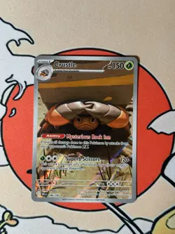 Crustle IR 186/182 Destined Rivals (English Pokemon Scarlet & Violet Card) - Image 1