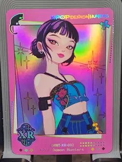 Zoey K-Pop Demon Hunters Exquisite Card Anime Holo XR XR-002 - Image 1