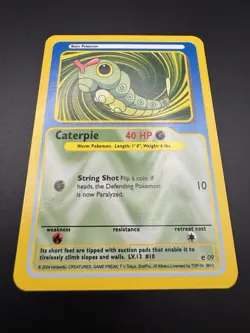 Pokemon 2004 Funskool Vintage Caterpie India Trading Cards Rare US Seller LP - Image 4