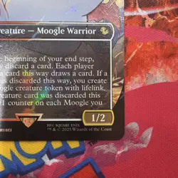Mog, Moogle Warrior - 476 - Borderless Chocobo Track Foil MTG Final Fantasy NM - Image 4