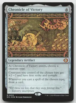 Chronicle of Victory M Foil Lorwyn Eclipsed 253 NM - Image 1