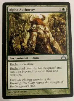 ALPHA AUTHORITY Gatecrash MTG Green Enchantment (U) LP - Image 1