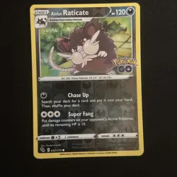 Alolan Raticate - Pokemon GO - 042/078 - Reverse Holo - NM/M - Image 1