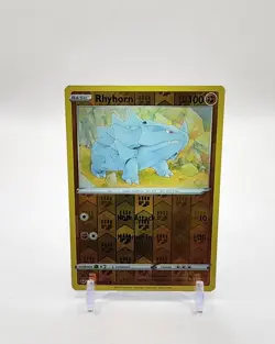 Rhyhorn Common Reverse Holo Pokemon TCG Sword & Shield 96/202 - Image 1