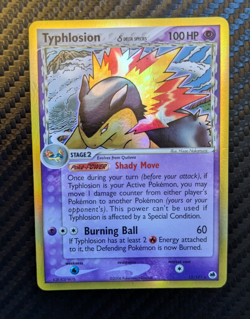 Typhlosion Delta Species 12/101 Dragon Frontiers Holo LP Pokemon Vintage 2006 - Image 1