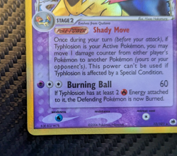 Typhlosion Delta Species 12/101 Dragon Frontiers Holo LP Pokemon Vintage 2006 - Image 5