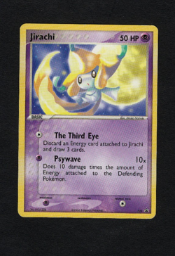 Jirachi 021 Wish Maker DVD Promo Nintendo Regular LP Vintage 2004 Pokemon TCG - Image 3