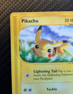 Pikachu 124/165 Expedition Base Set Regular LP Vintage 2002 Pokemon TCG - Image 2