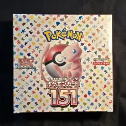 Pokemon 151 Japanese Booster Box - Shrink Wrap Factory Sealed - Image 1