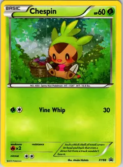 Chespin (Collector Chest) XY88 XY Promos Pokemon TCG NM Holo - Image 1