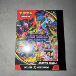 Pokemon TCG Mega Evolution Phantasmal Flames Booster Bundle |BRAND NEW SEALED - Image 1