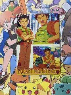 Pokemon Charizard Vintage Pocket Monsters Vending HOLO Prism Sticker 99 Nintendo - Image 3