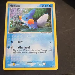 Pokemon Mudkip EX Team Rocket Returns 018 Holo Black Star Promo 2004 LP - Image 1