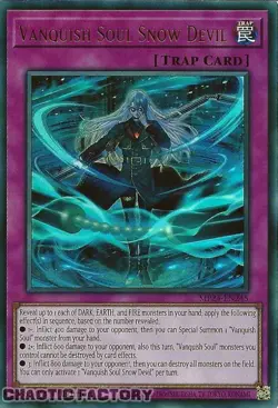 YUGIOH MP24-EN245 Vanquish Soul Snow Devil Ultra Rare 1st Edition NM - Image 1
