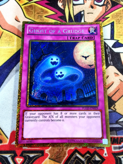 Ghost of a Grudge pgld-en029 1st Edition (LP/MP) Gold/Secret Rare Yu-Gi-Oh! - Image 1