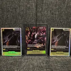 One Piece The Azure Sea’s Seven Gecko Moria OP14-104 SR Alt Art English. NM - Image 1