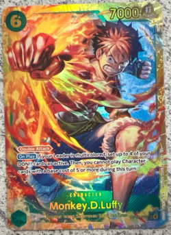 Monkey.D.Luffy OP13-118 SEC One Piece TCG Carrying On His Will Near Mint ENG - Image 1