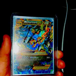 Pokemon M Charizard EX Mega Evolution Holo Autographed Card 108/106 230 HP - Image 1