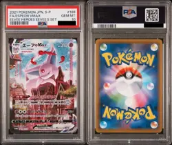 PSA 10 Espeon Vmax Eevee Heroes Set Promo 189/S-P Pokemon Card Japanese - Image 1