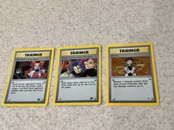 Pokemon Card Lot Of 3 - Team Rocket Holo Rare MP - Image 1