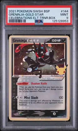 Greninja Star SWSH144 SWSH: Sword & Shield Promo Cards Holo - PSA 9 - MINT - Image 1