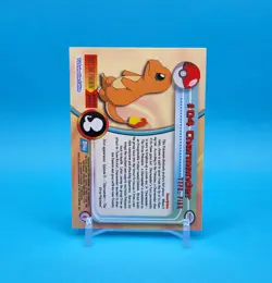 Pokemon Card - Charmander #04 - Topps Series 1 - Blue Logo - Image 3