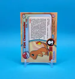 Pokemon Card - Charmander #04 - Topps Series 1 - Blue Logo - Image 4