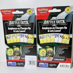 Pokemon TCG ex Battle Deck - Ampharos ex 60 Card Deck Pokemon - 2 Boxes -new - Image 2