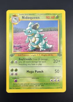 Pokemon Nidoqueen 1st Edition #23/64 Jungle Set Non-Holo Rare Card - Image 1