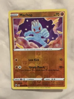 Machop 024/073 Champions Path Reverse Holo Common Pokemon Card Near Mint - Image 3