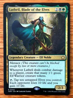 MTG Lathril Blade of the Elves NM - Foundations, English - Image 1