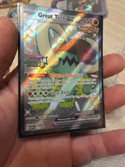 Great Tusk ex Pokemon Scarlet & Violet Black Star Promo #072 - Image 2