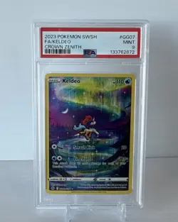 2023 Pokemon SWSH FA/Keldeo Crown Zenith #GG07 PSA 9 MINT - Image 1