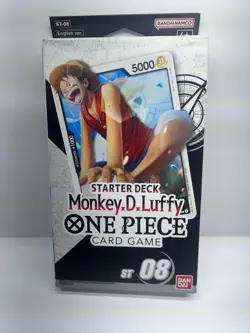 ONE PIECE TCG: MONKEY D. LUFFY STARTER DECK 8 (ST-08) FACTORY SEALED - Image 1
