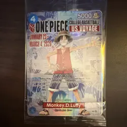 One Piece Limited Edition College BBall US Voyage Trading Card - MINT, UNOPENED - Image 1