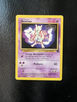 Pokemon Mewtwo Movie Promo #3 WOTC Black Star Promo Rare Card - Excellent - Image 1