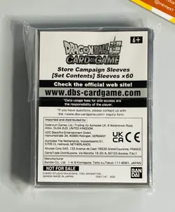 Dragon Ball Super Card Game Store Campaign Sleeves Set Contents x60 New Sealed - Image 2