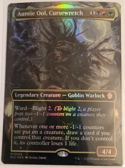 Auntie Ool, Cursewretch (Borderless) Commander: Lorwyn Eclipsed Foil - Image 1