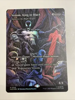 Venom, King in Black - Skithiryx, the Blight Dragon (Borderless) Foil - Image 1